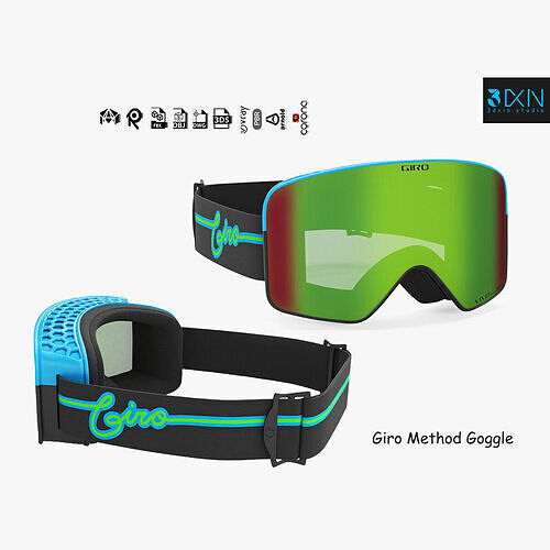 Giro Method Goggle 3D model