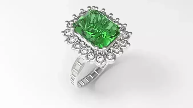 Ring emerald