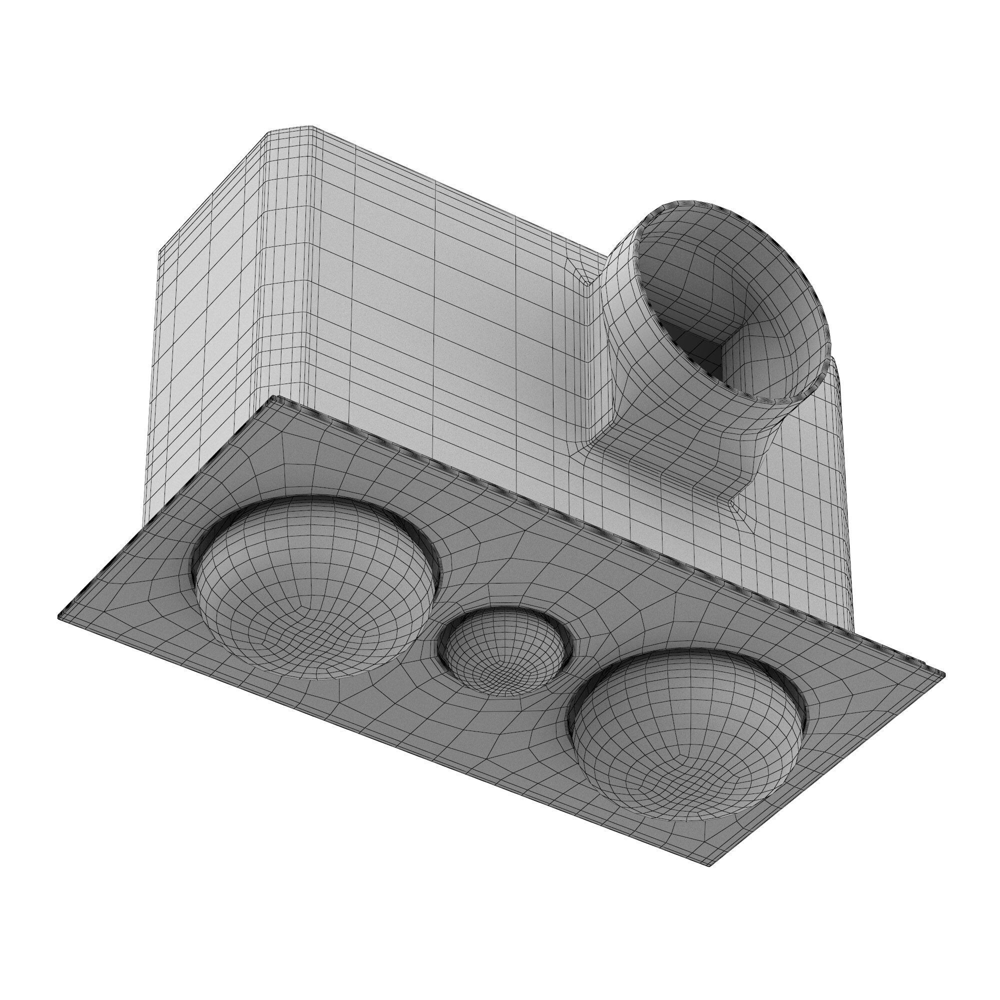 Cali 3-in-1 Bathroom Heater 3D model_4