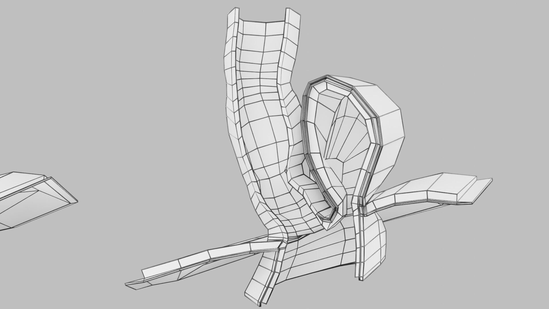 Hiatal hernia stomach sliding paraesophageal Low-poly 3D model_38