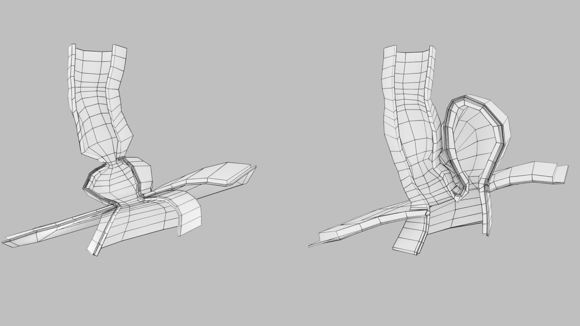 Hiatal hernia stomach sliding paraesophageal Low-poly 3D model_35