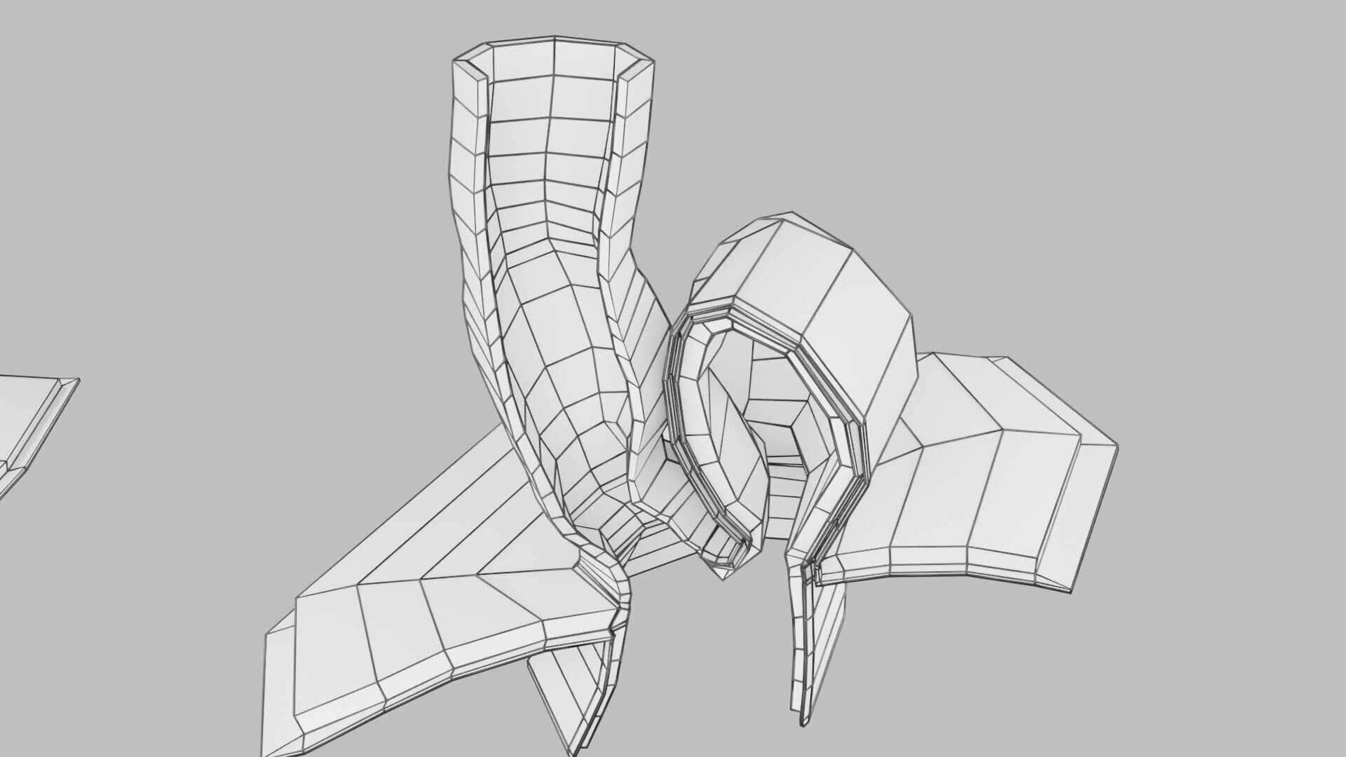 Hiatal hernia stomach sliding paraesophageal Low-poly 3D model_37