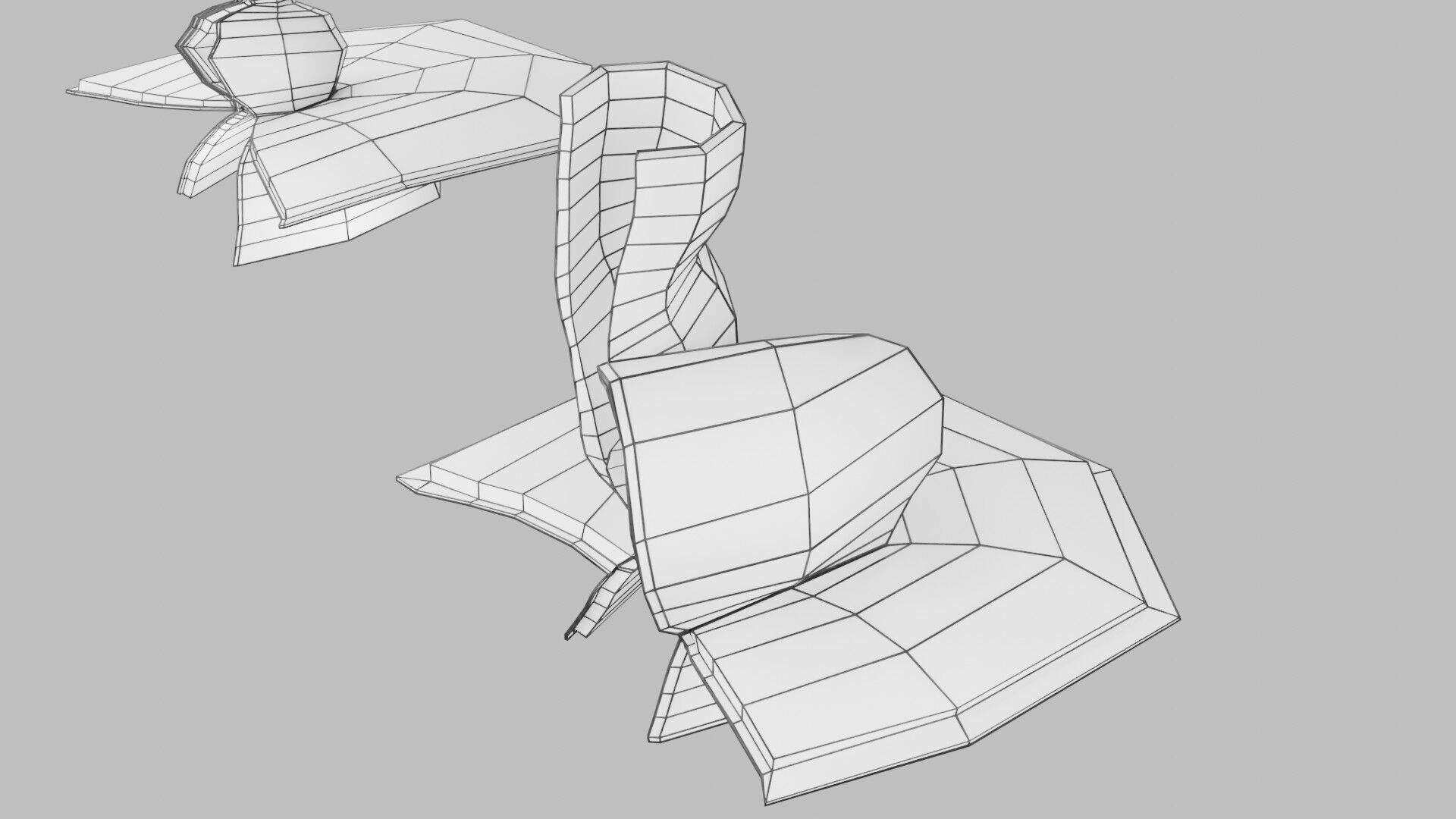 Hiatal hernia stomach sliding paraesophageal Low-poly 3D model_40