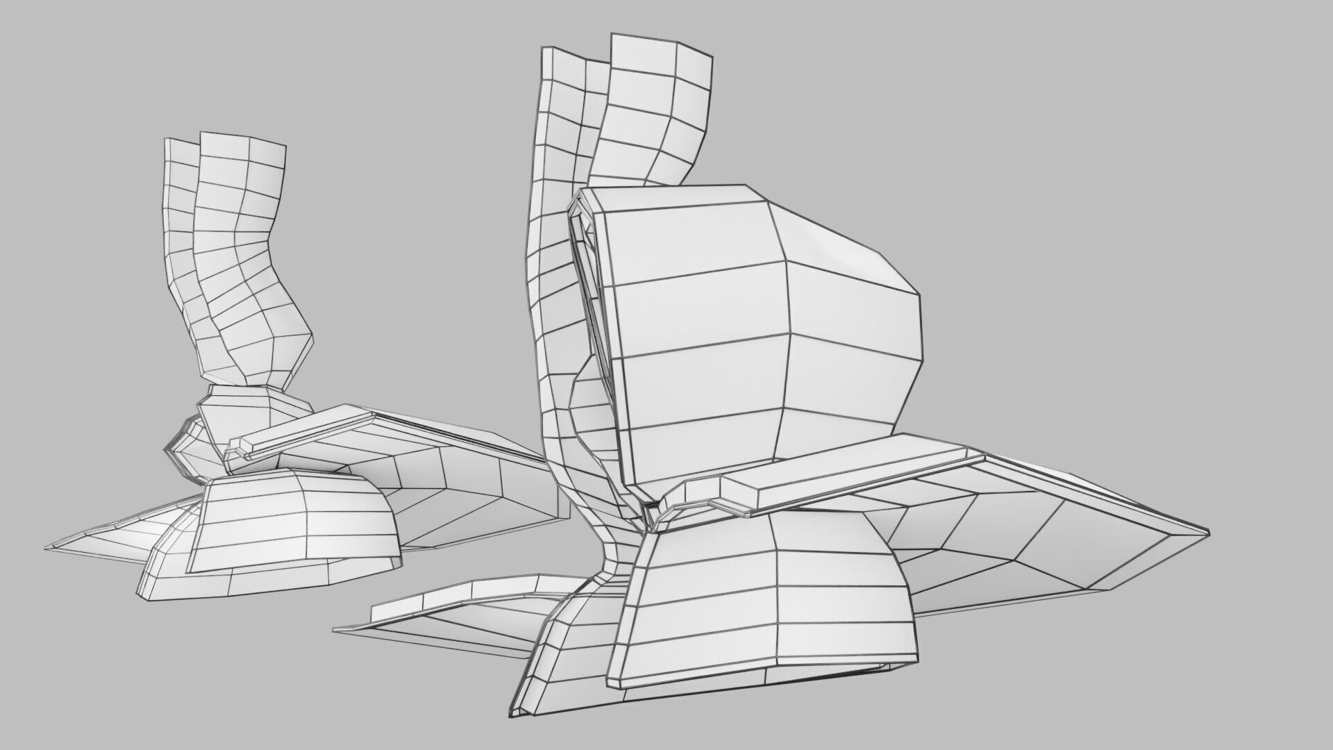 Hiatal hernia stomach sliding paraesophageal Low-poly 3D model_39