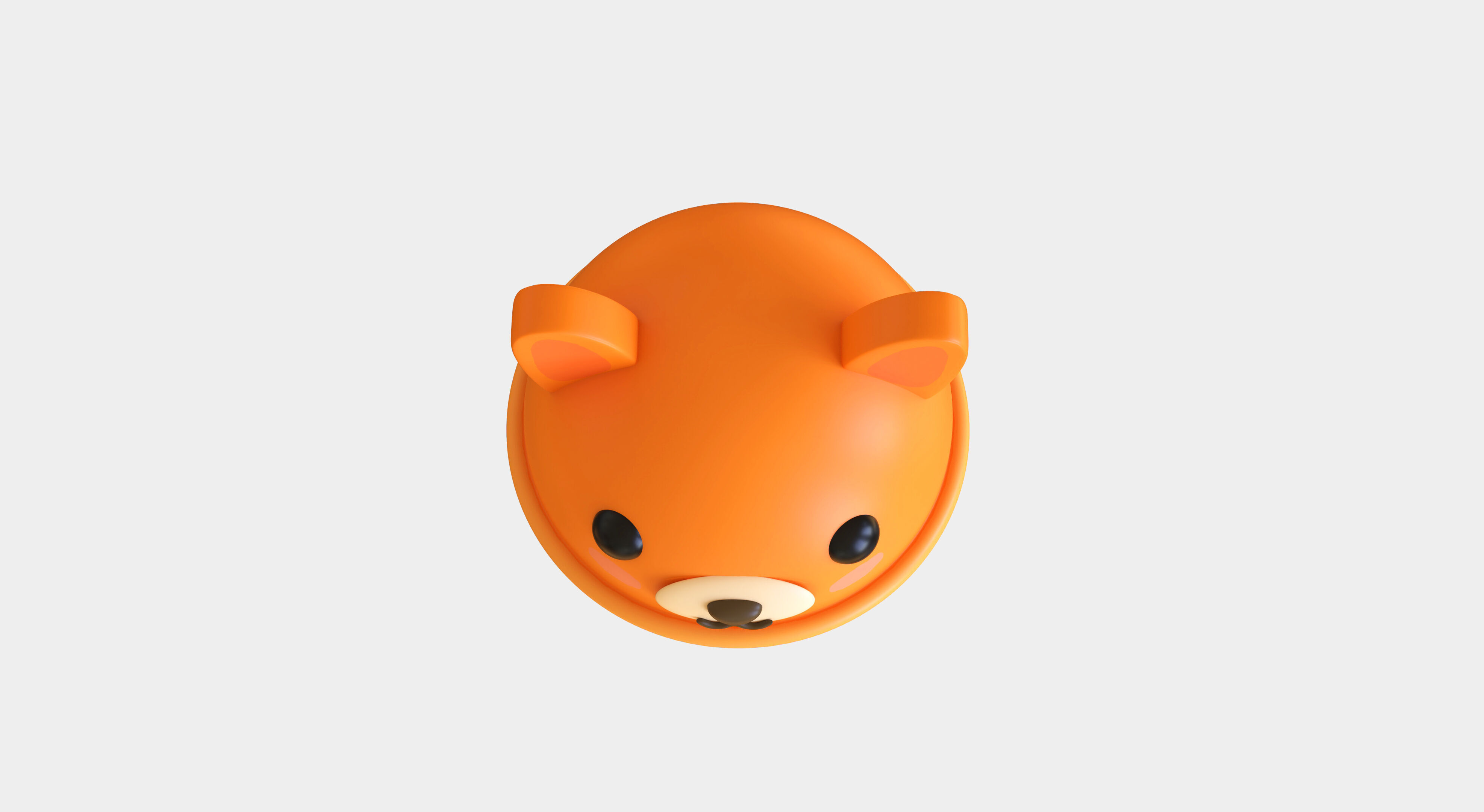 Low-Poly Fox Hat Low-poly 3D model_2
