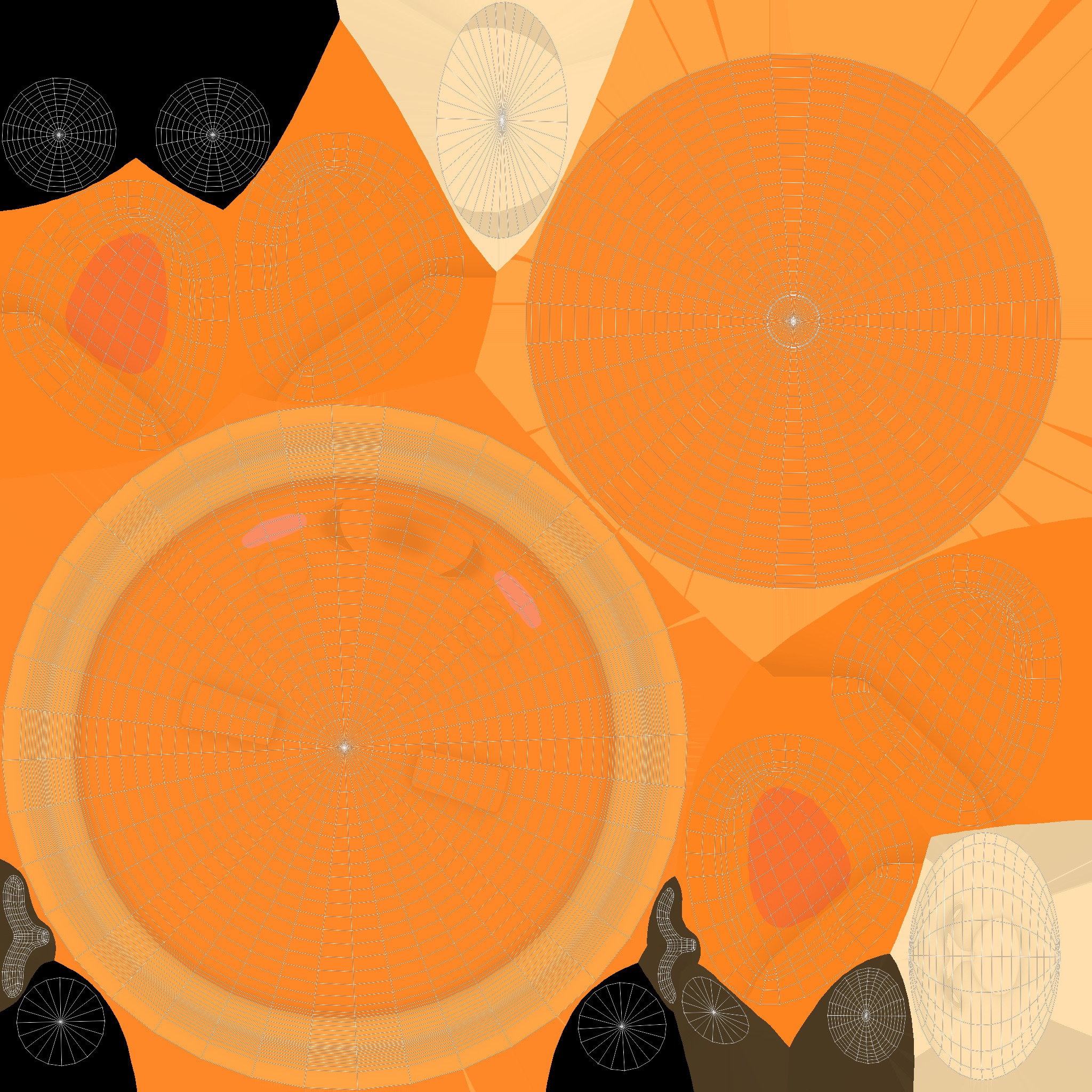 Low-Poly Fox Hat Low-poly 3D model_7