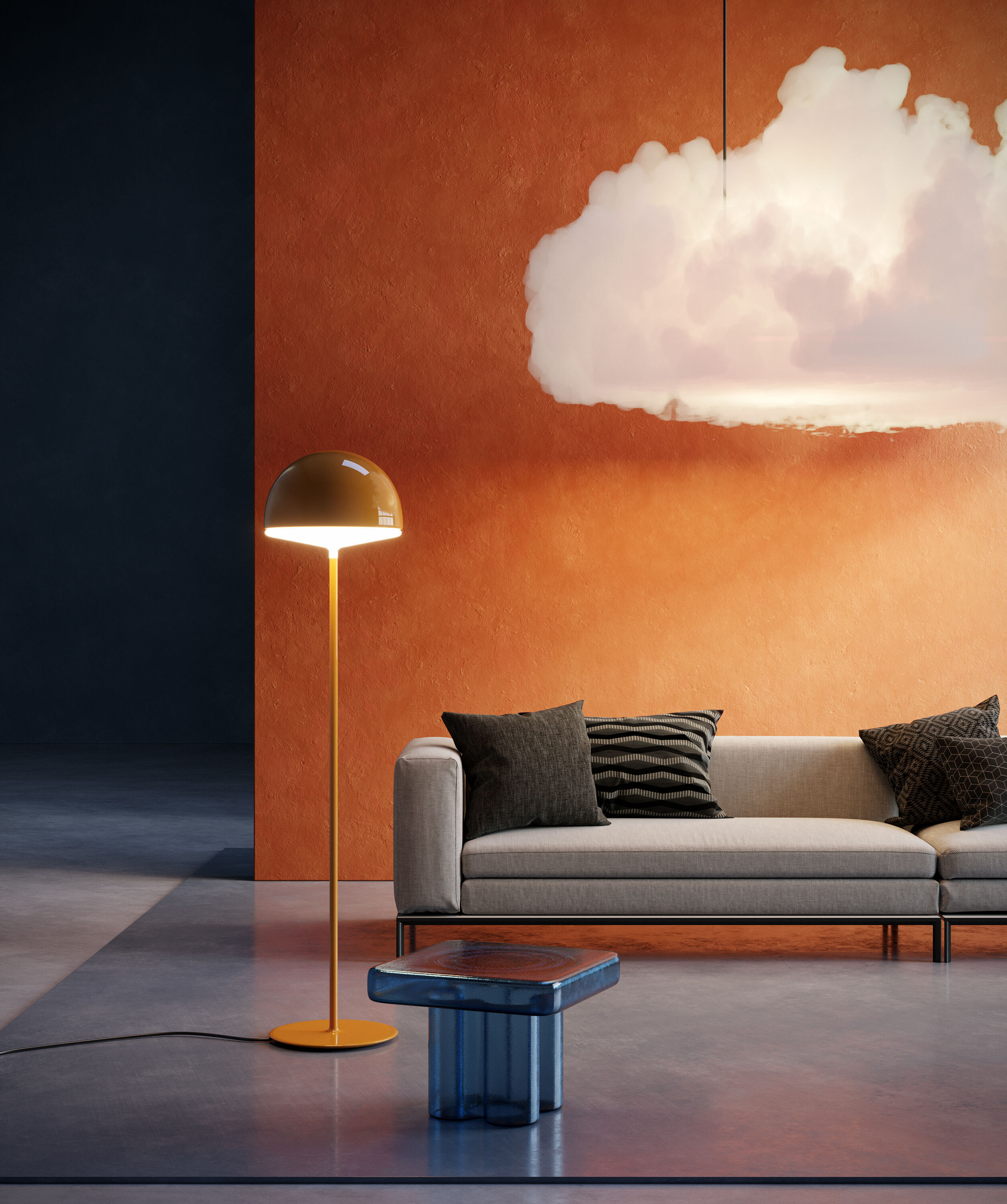 Atmos room interior scene 3D model_1