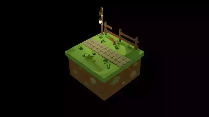 Isometric Nature Combined Tiles-2