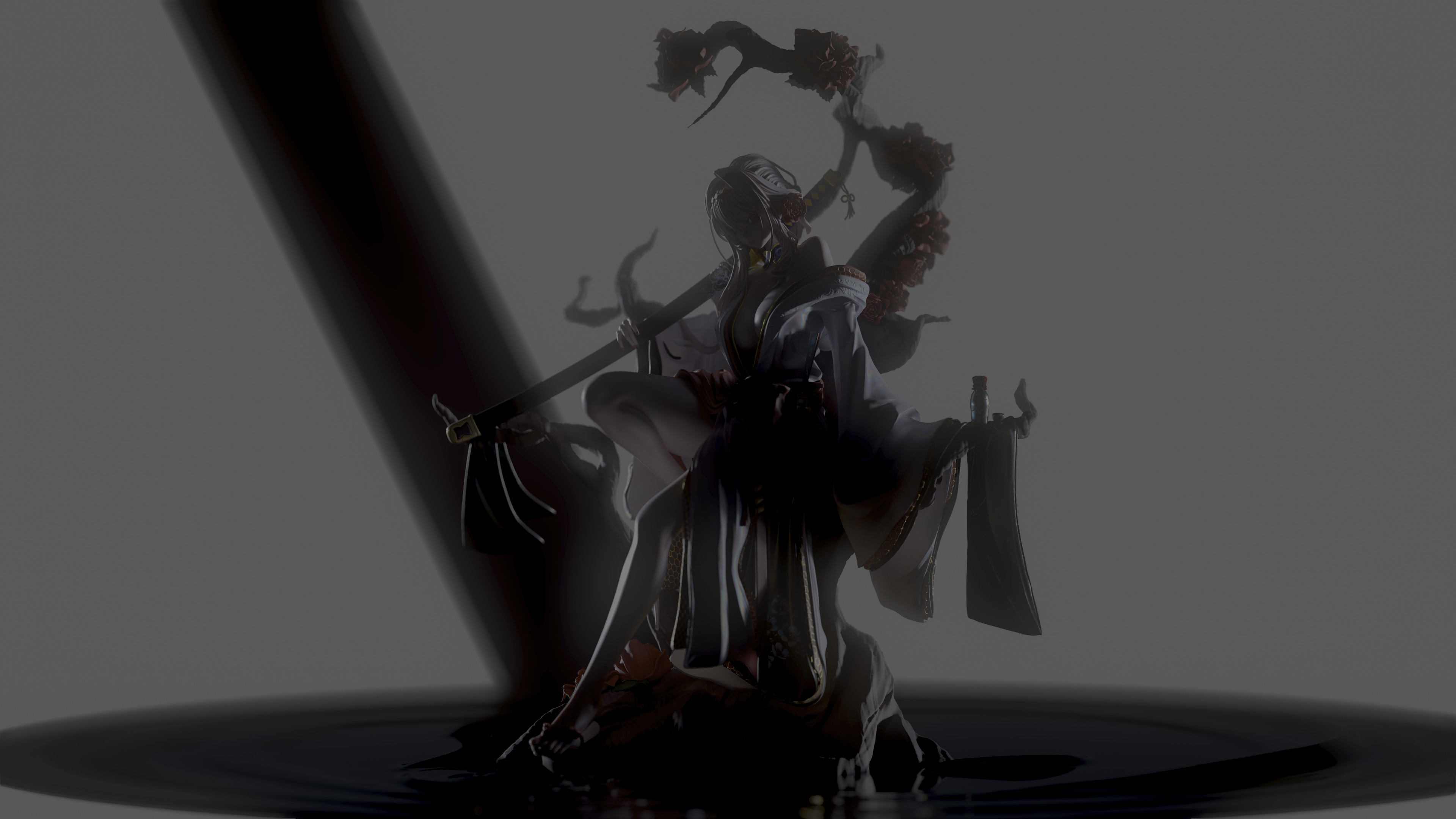 Scarlet longing flower - NIKKE 3D print model_3