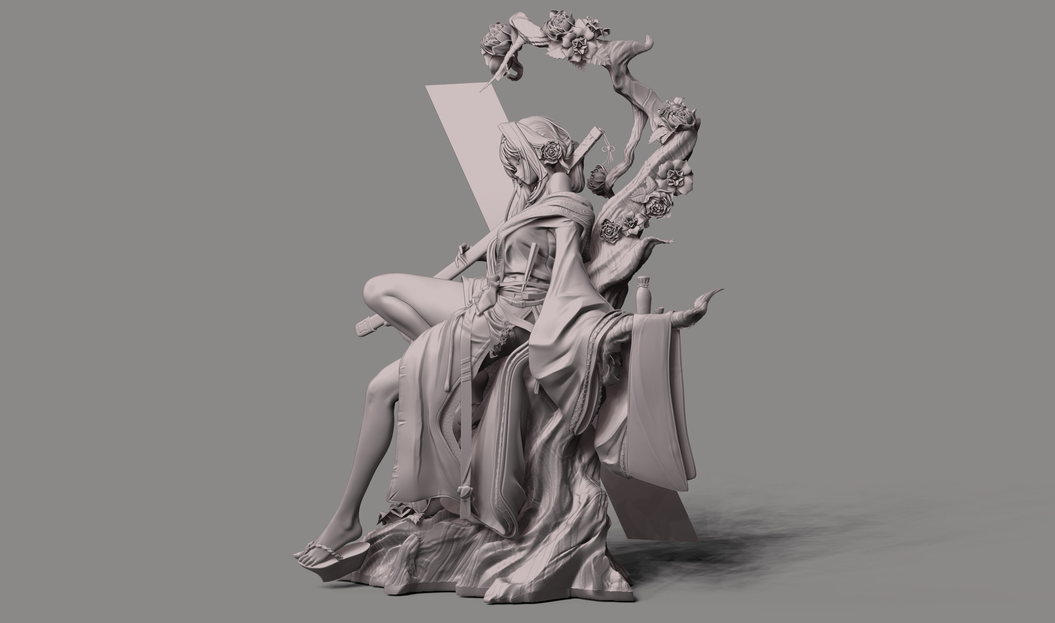 Scarlet longing flower - NIKKE 3D print model_6