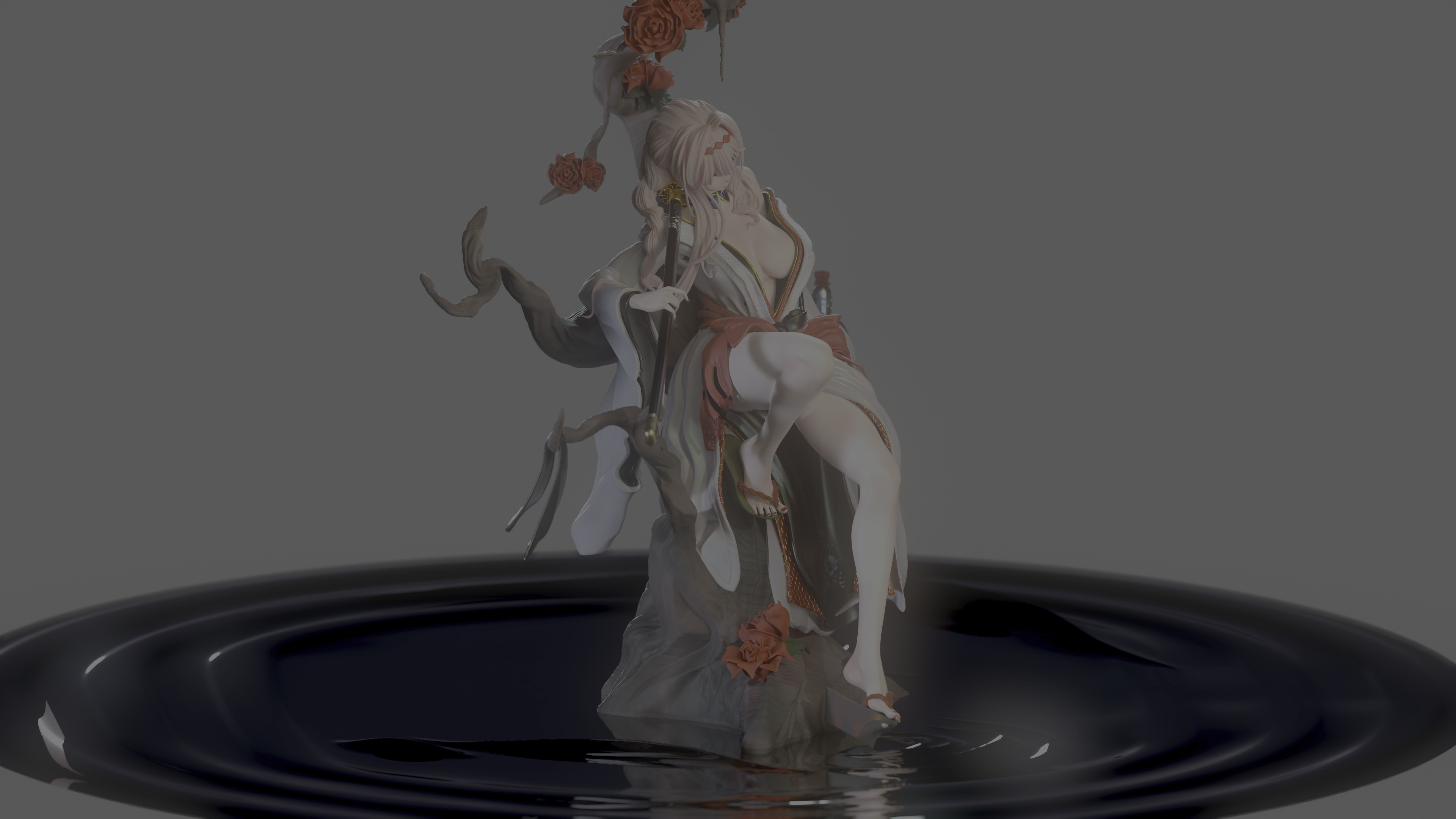 Scarlet longing flower - NIKKE 3D print model_10