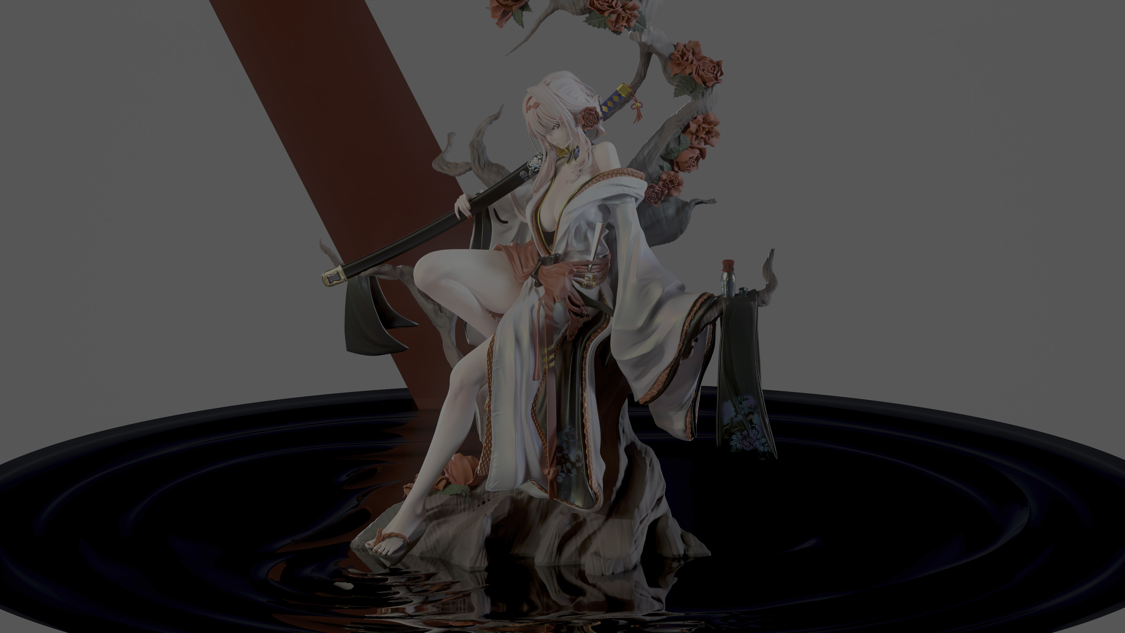 Scarlet longing flower - NIKKE 3D print model_2