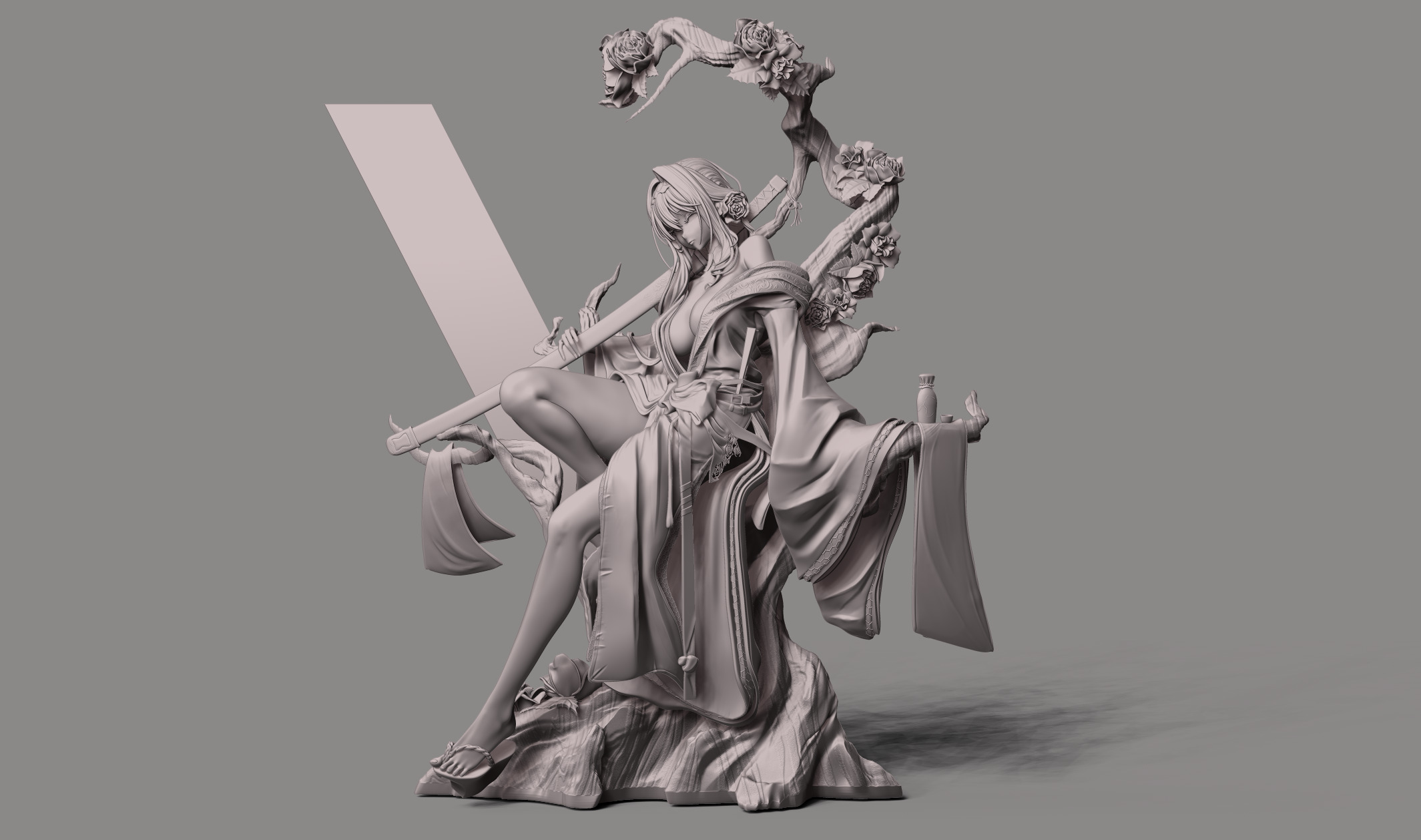 Scarlet longing flower - NIKKE 3D print model_1