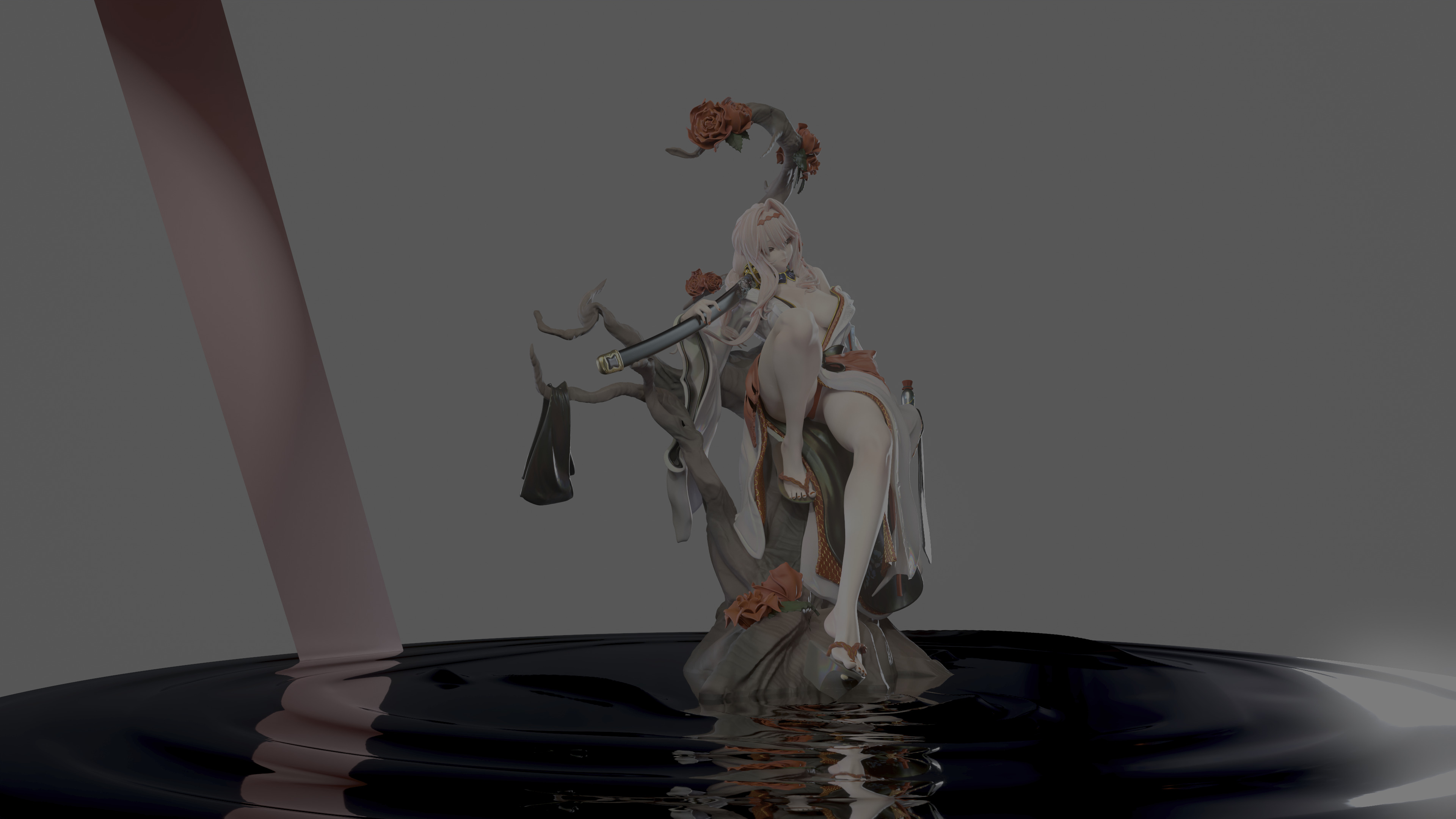 Scarlet longing flower - NIKKE 3D print model_7