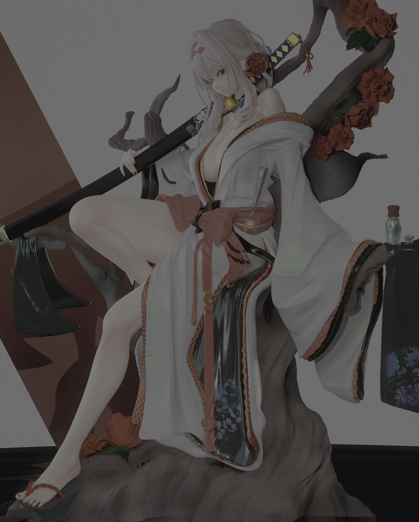 Scarlet longing flower - NIKKE 3D print model_17