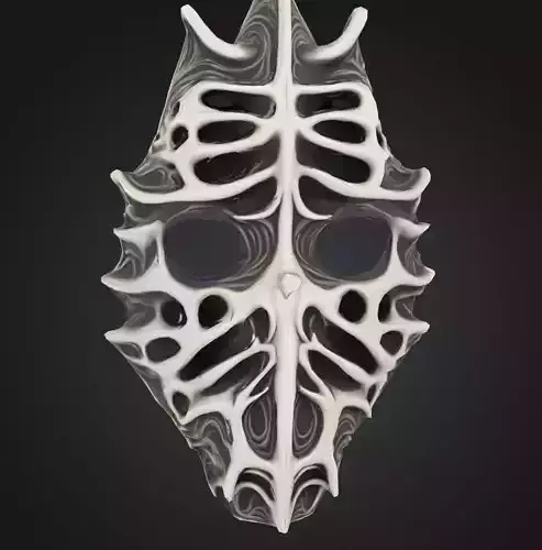 Skyrim Skull Face Mask - Skyrim Patter Mask