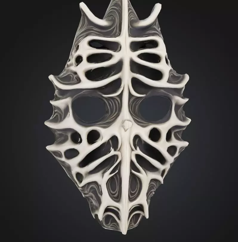 Skyrim Skull Face Mask - Skyrim Patter Mask 3D print model