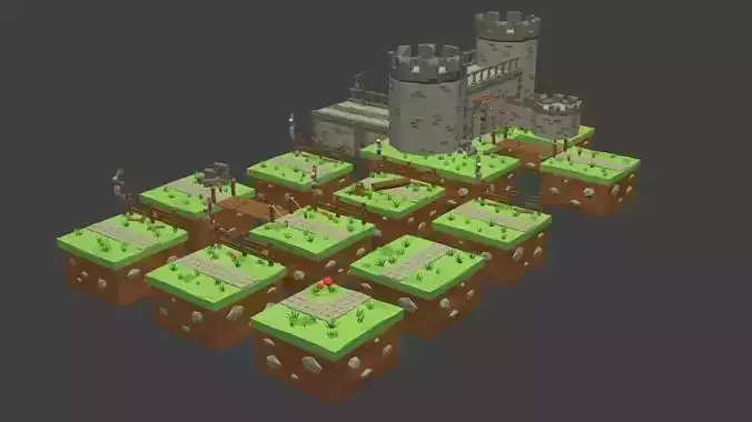 Isometric combined Nature Full Pack