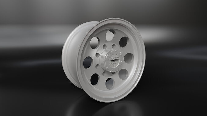 Pro Comp Series 69 - Classic Off-Road Alloy Wheel 3D Model Low-poly 3D model