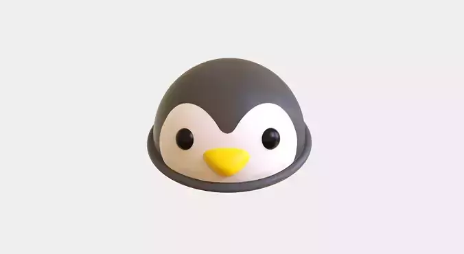 Low-Poly Penguin Hat