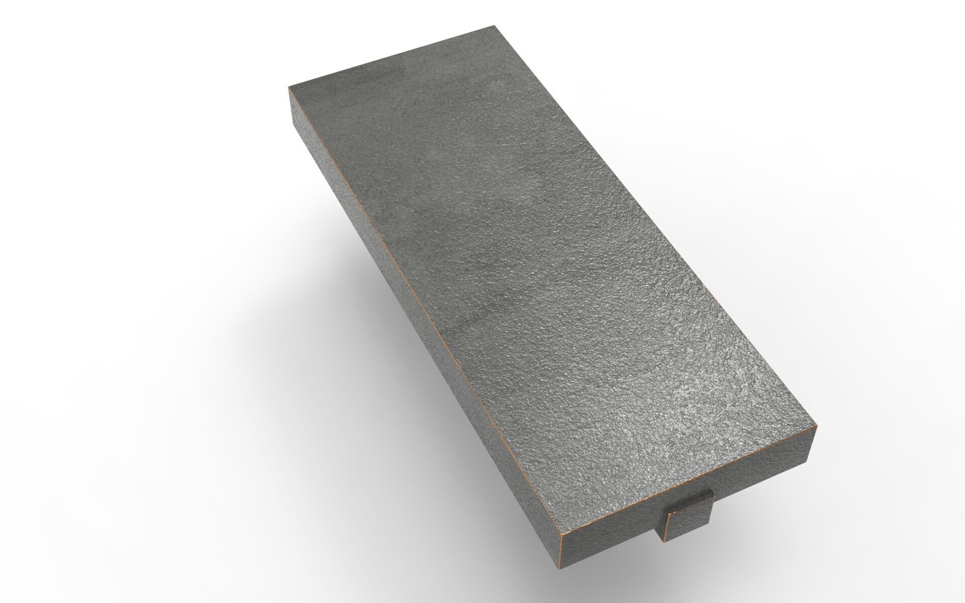 Roru Bench Low-poly 3D model_2