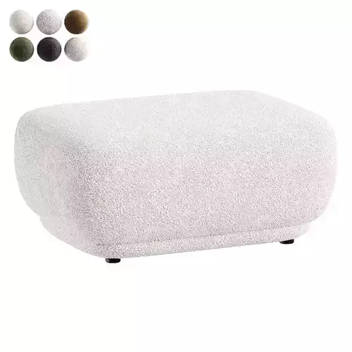 pouf white