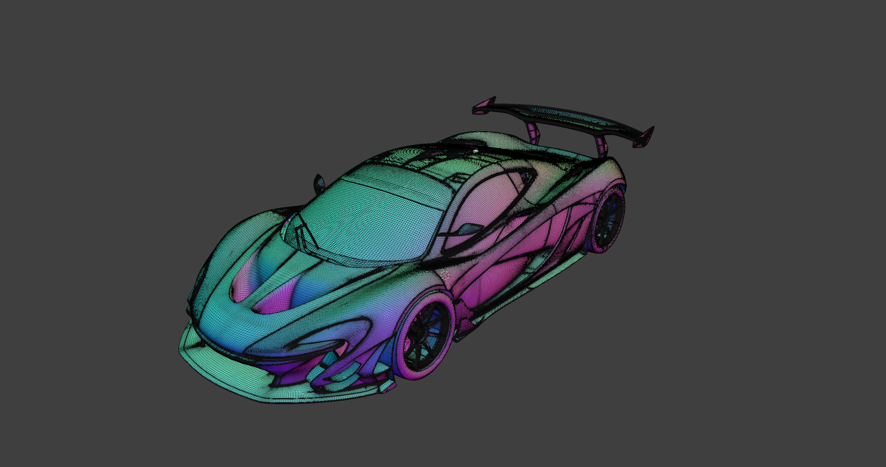 Hypercar Performance Model - P1 Inspired 3D model_22