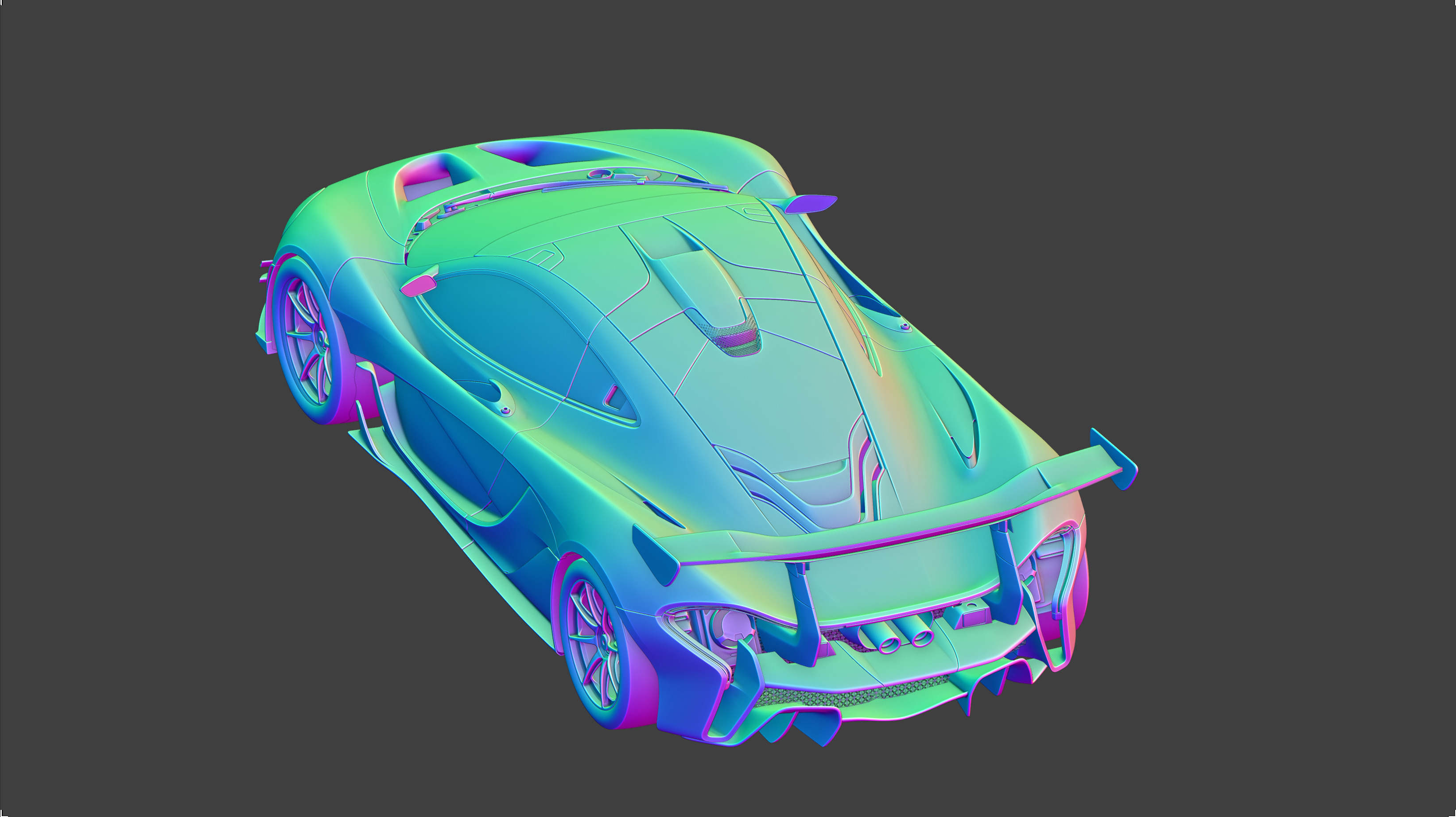 Hypercar Performance Model - P1 Inspired 3D model_26