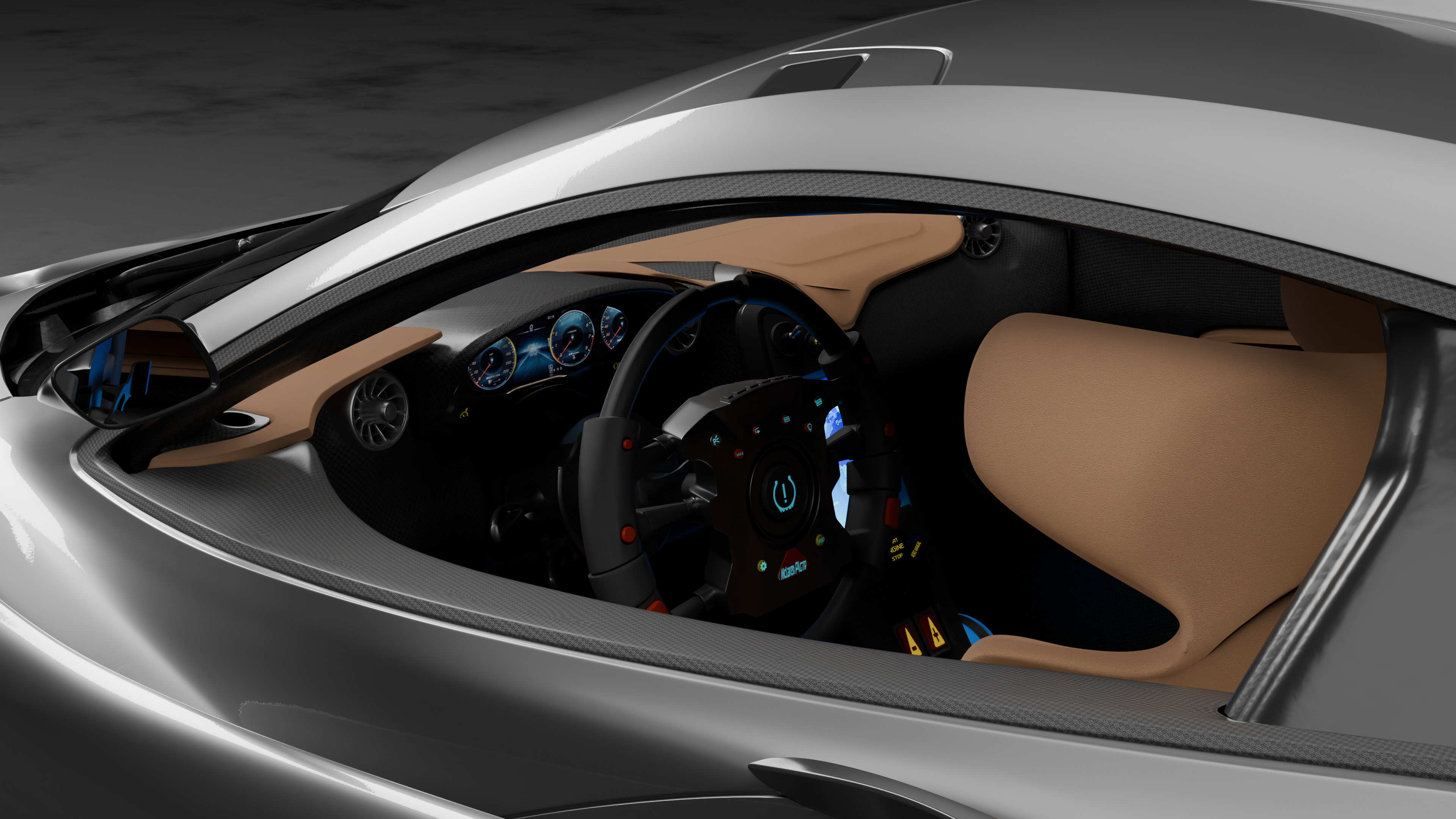 Hypercar Performance Model - P1 Inspired 3D model_13