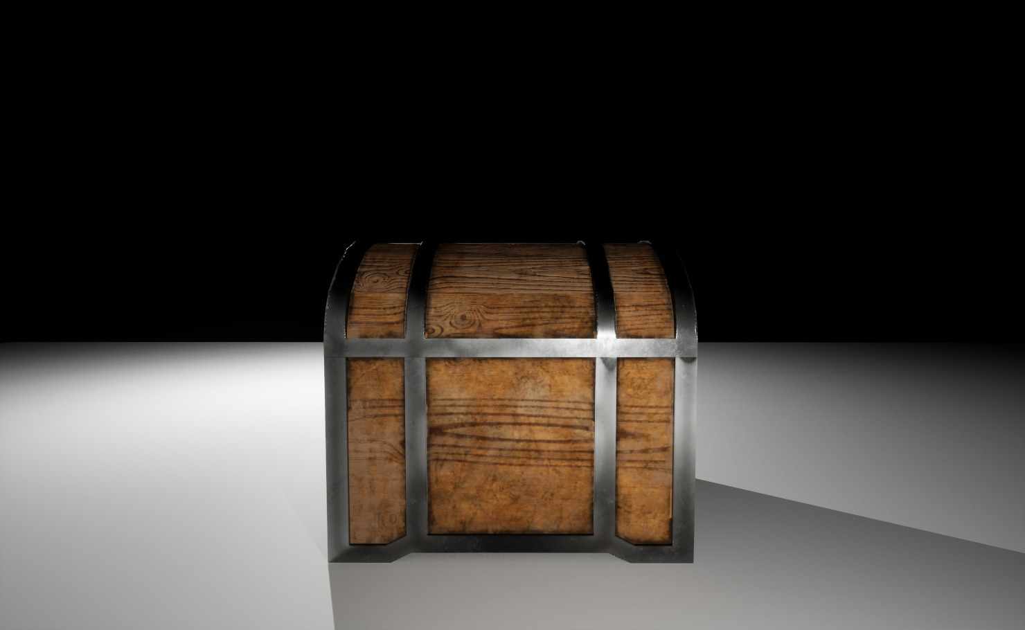 Chest Game-Ready Low Poly RPG Prop Low-poly 3D model_4