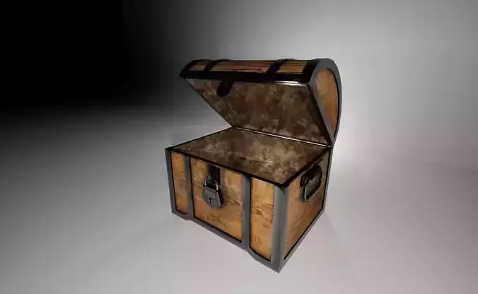 Chest Game-Ready Low Poly RPG Prop