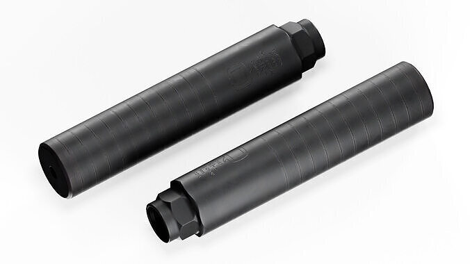 SUPPRESSOR  Q PORQ CHOP Low-poly 3D model