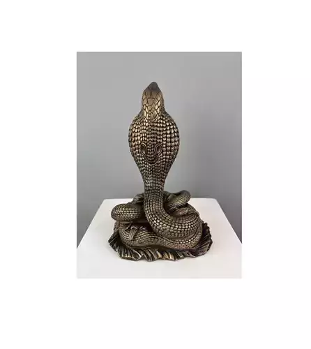 Coiled Cobra Snake Statue 3D Printable Model STL 3D print model