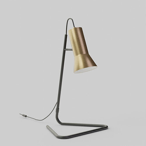 Arlo Modern Brass Desk Lamp TORCH 3D model