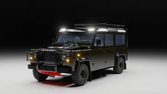 suv 4x4 Low-poly 3D model
