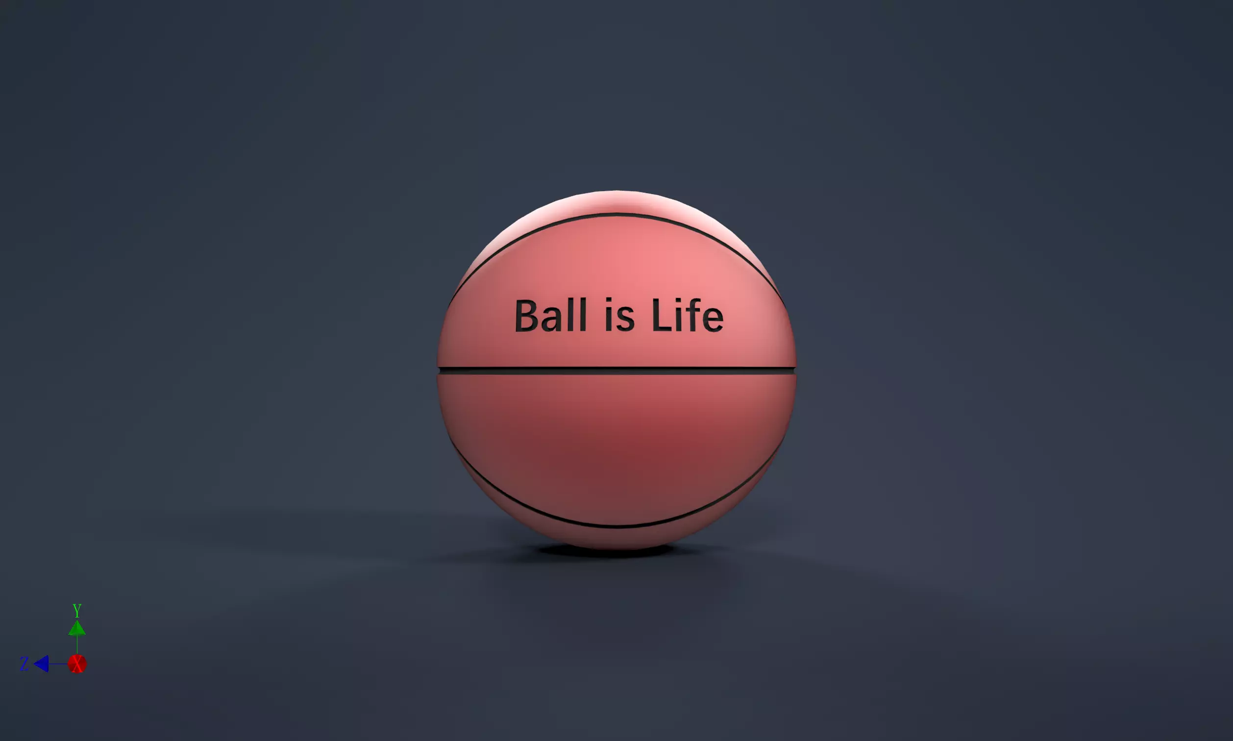 Basketball Free 3D print model