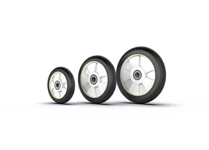 Rubber Plastic Caster Wheel