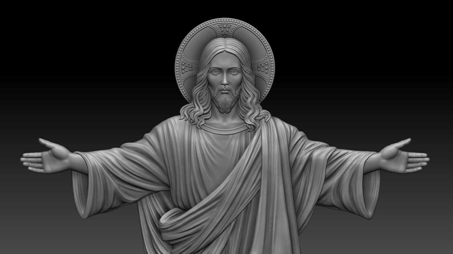 Jesus 8 3D print model_2