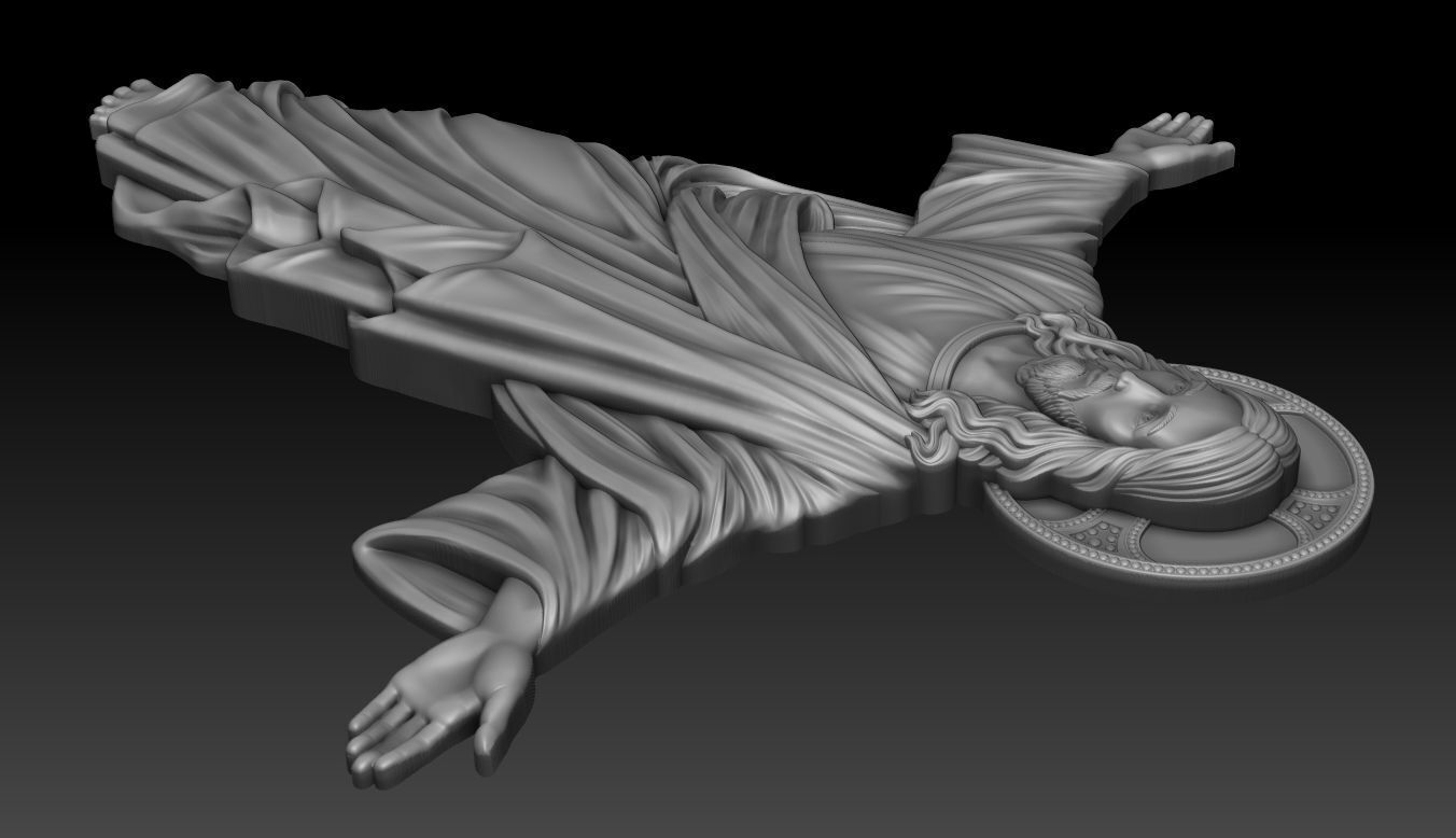 Jesus 8 3D print model_9