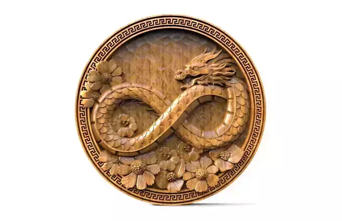Dragon CNC 3D print model