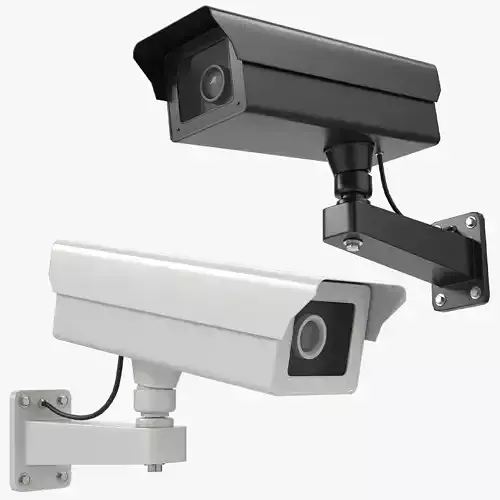 Low Poly PBR Security Camera