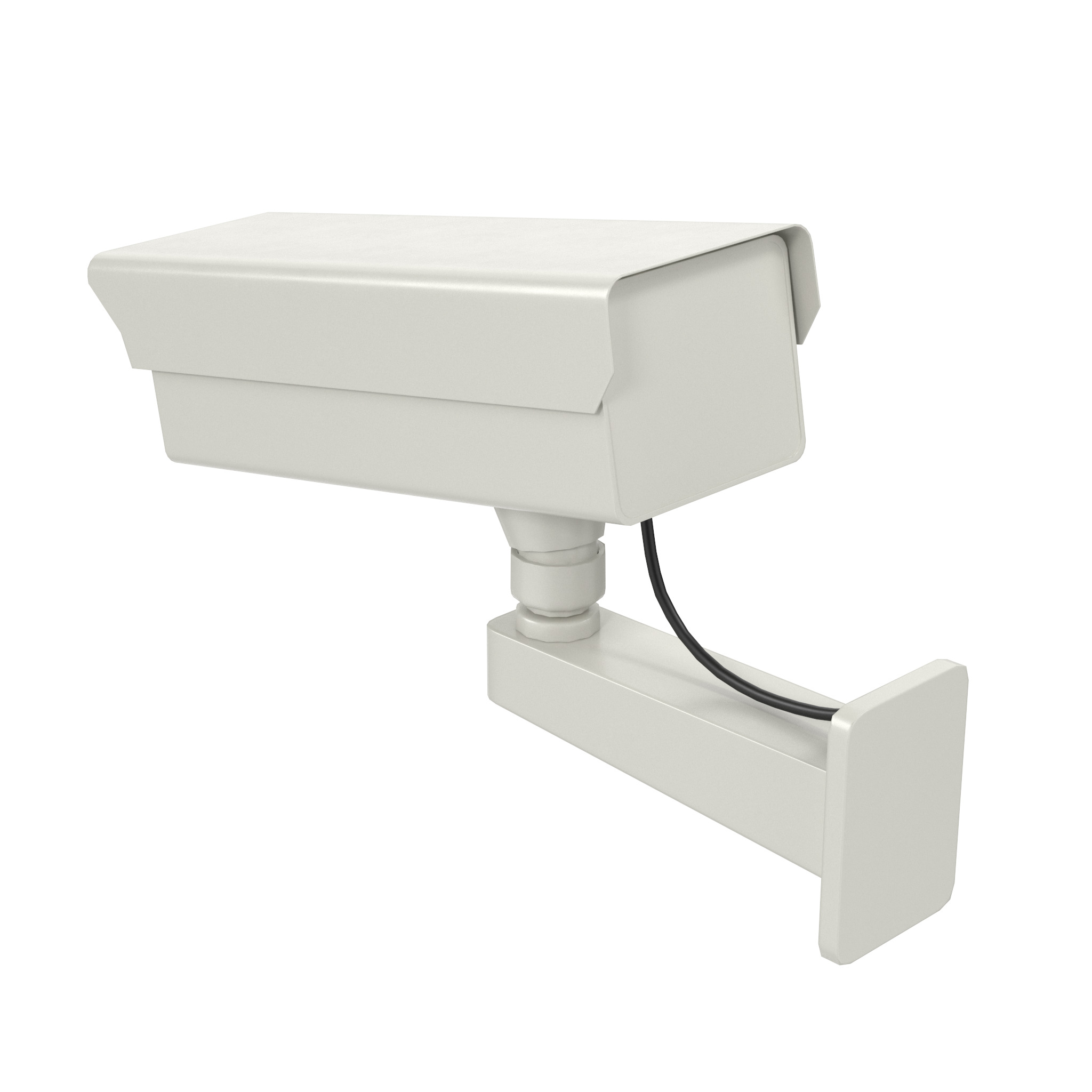 Low Poly PBR Security Camera Low-poly 3D model_6