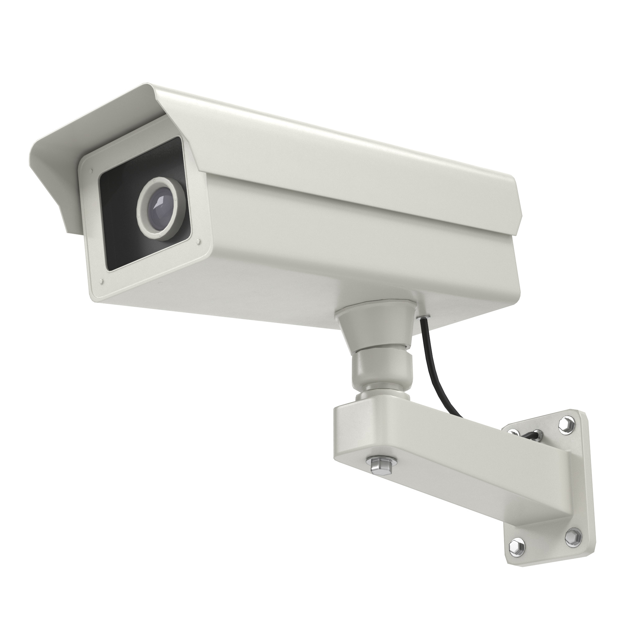 Low Poly PBR Security Camera Low-poly 3D model_1