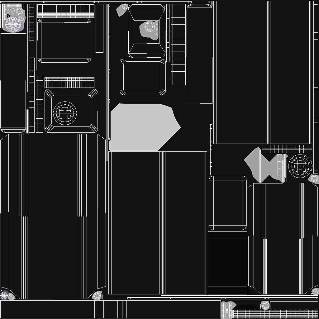 Low Poly PBR Security Camera Low-poly 3D model_10