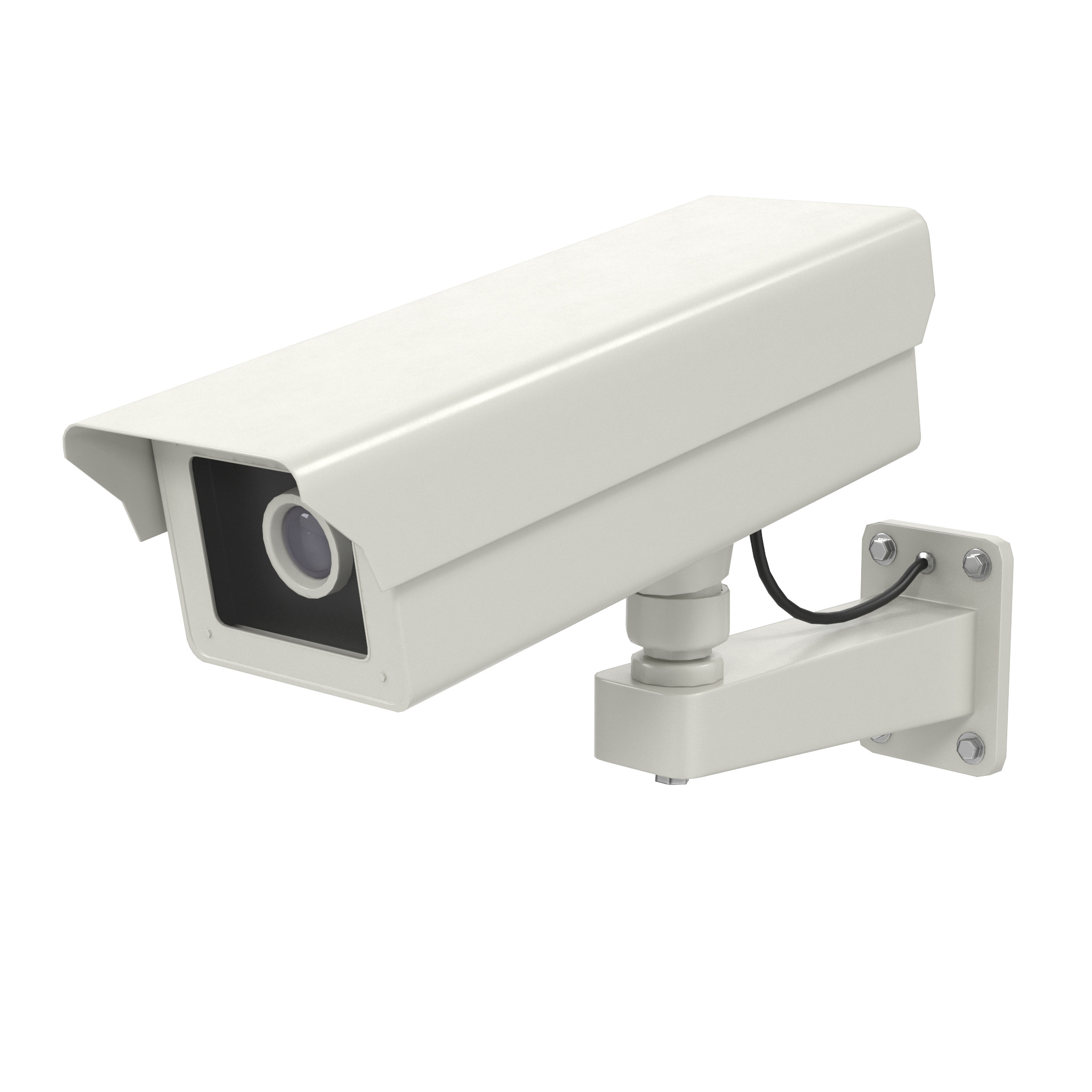 Low Poly PBR Security Camera Low-poly 3D model_3