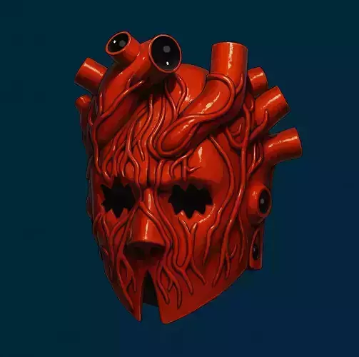 Shin Heart Mask Anime Manga Dorohedoro toy 3D print model