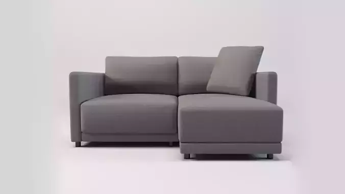 Sofa L Shape 3D model