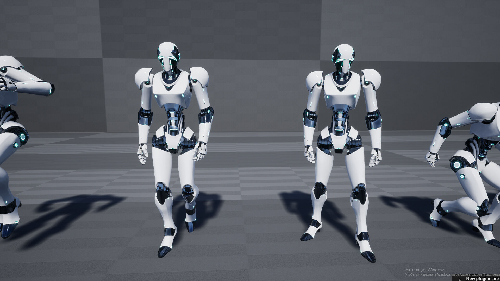 Robot 2 Low-poly 3D model_12