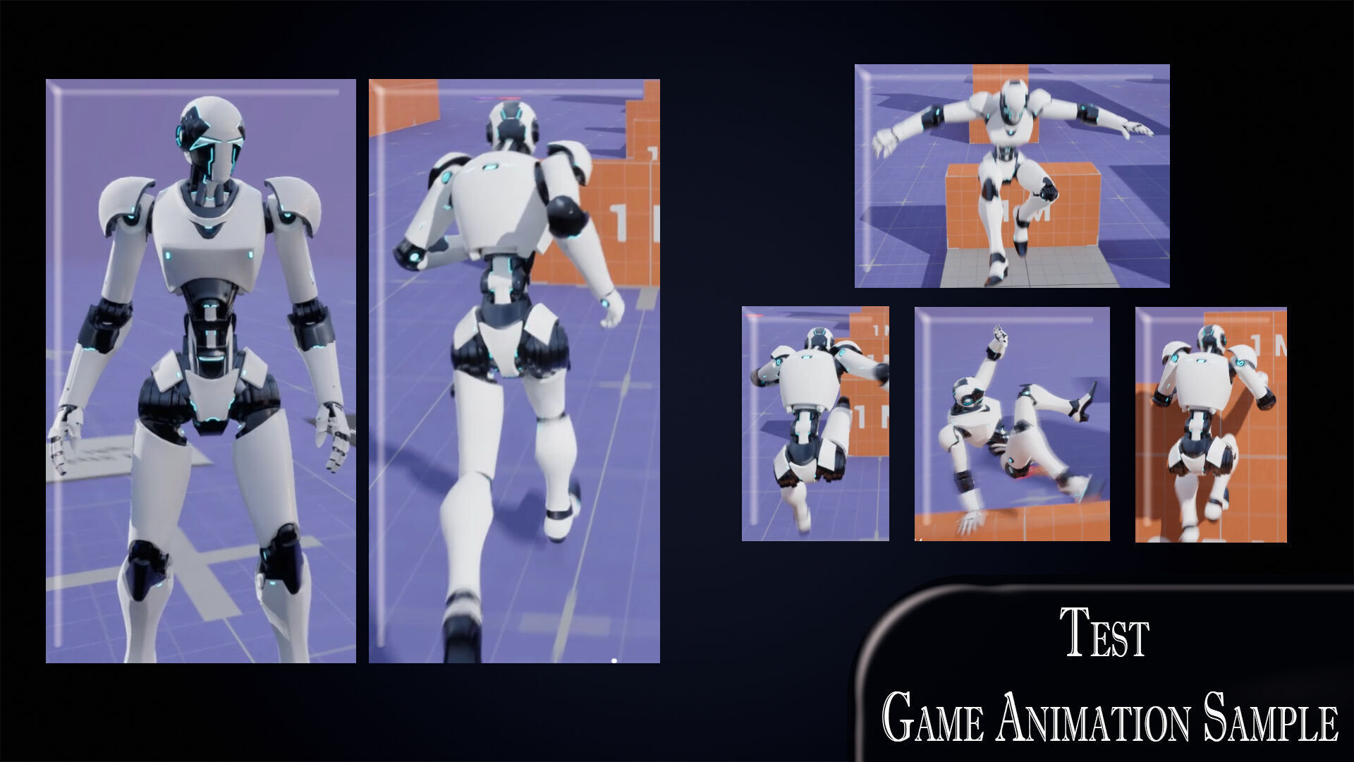 Robot 2 Low-poly 3D model_9