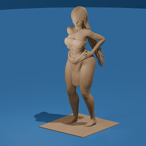 Sexy Island Girl 3D print model